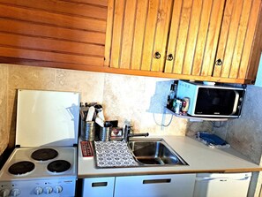 Fridge, microwave, dishwasher - Cozy studio, slopes view - 4 guests (Pra-Loup)
