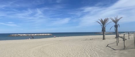 On the beach