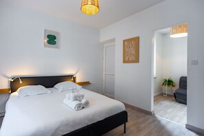 Iron/ironing board, free WiFi, bed sheets - L'agréable de Pierre - 900 m de la gare (Nancy)