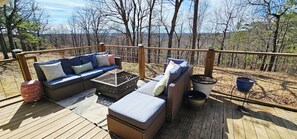 Terrace/patio - Blue Sage Sanctuary-Buffalo River Retreat (Jasper)