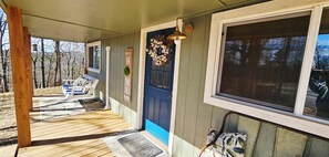 Terrace/patio - Blue Sage Sanctuary-Buffalo River Retreat (Jasper)