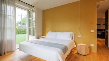 Apartemen, pemandangan kebun