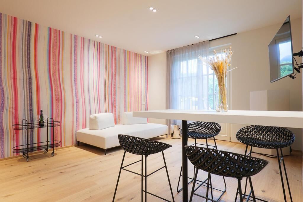 Apartemen, pemandangan kebun | Tempat makan