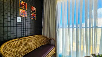 Studio Superior, balkon, pemandangan laut | Interior