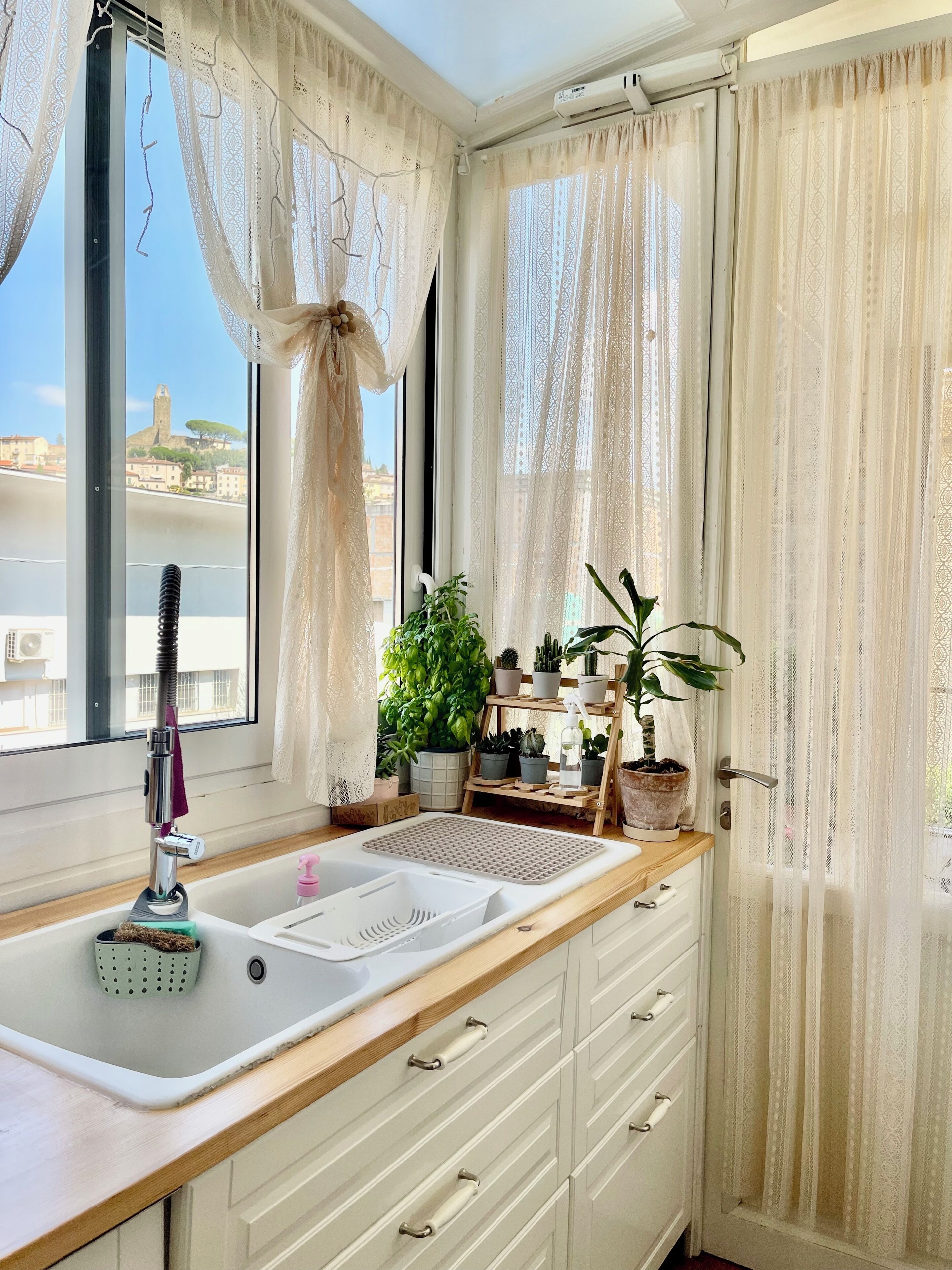 Hair dryer, bidet, towels, soap
