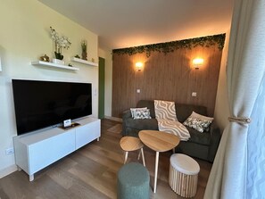 Living area - Apartment Le Trésor du Lac Casteljaloux Comfort Swimming pool Wifi Car park Spa (Casteljaloux)