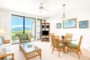 Living area - KBM Resorts | 3 Free Cars | Napili Point | Water Front | 3 Units, 3 Bedrooms | NAP ML-3933 (Lahaina)