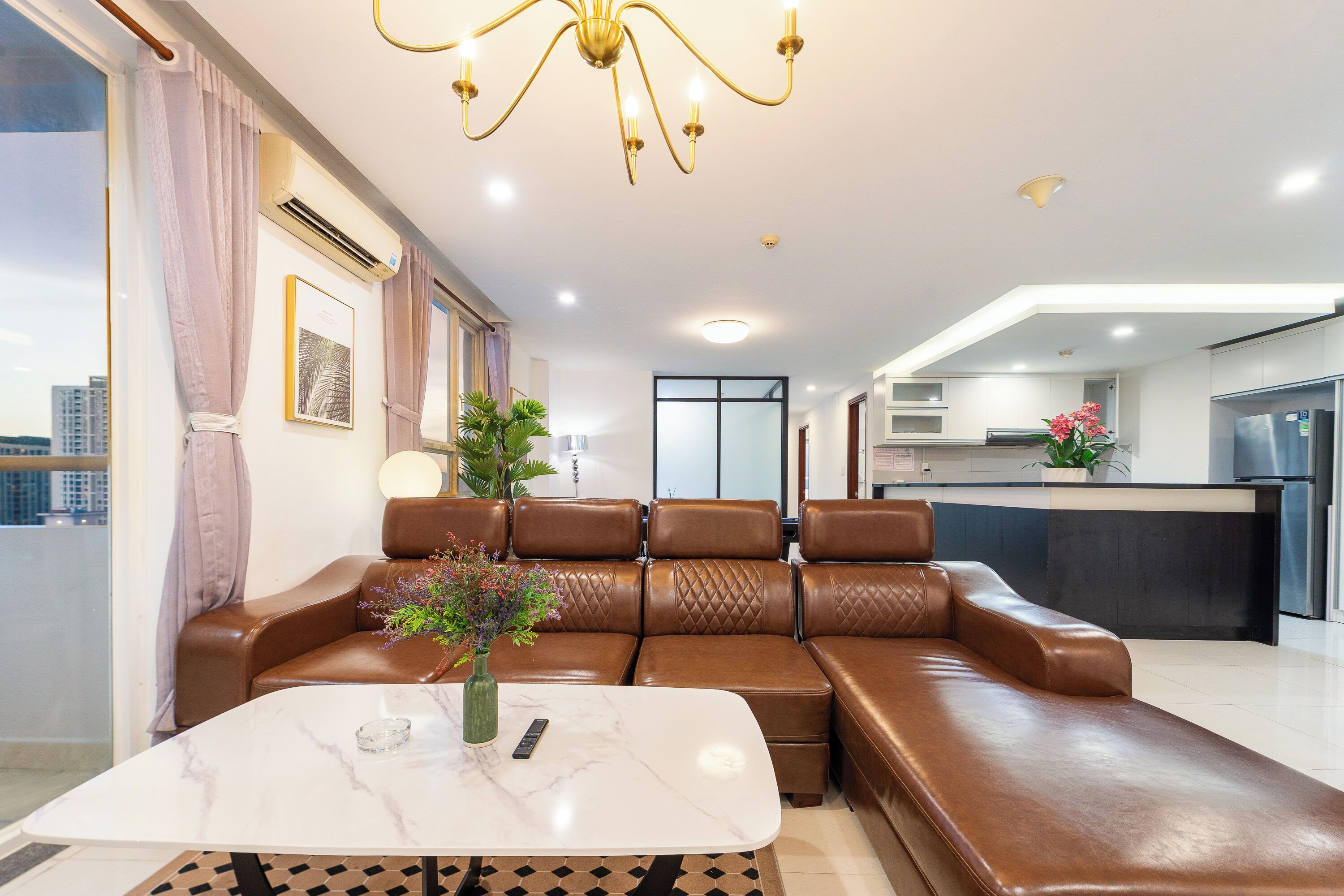 Penthouse Superior, pemandangan kota | Area keluarga