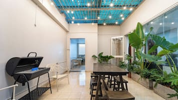 Penthouse Superior, pemandangan kota | Tempat makan