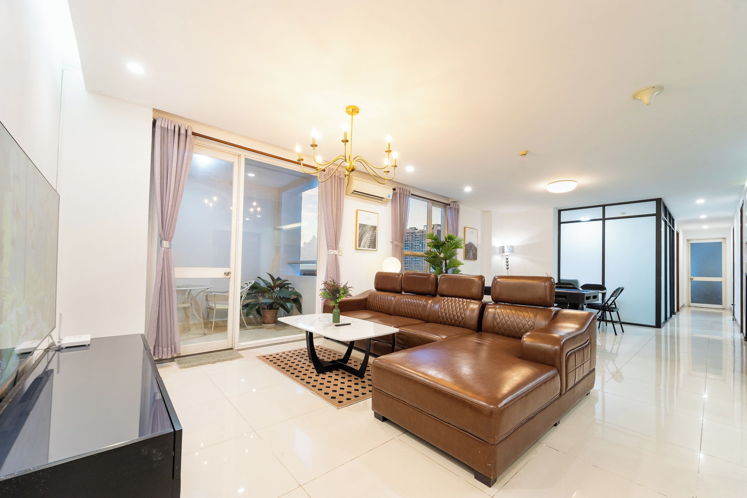 Penthouse Superior, quang cảnh thành phố | Khu phòng khách