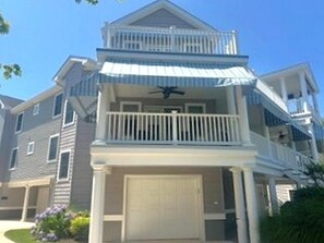 Exterior - Spacious 5BR Ocean City Retreat – Sleeps 12, Deck, Garage & Beach Gear. Perfect for Families (Ocean City)