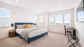 3 bedrooms, iron/ironing board, travel cot, WiFi
