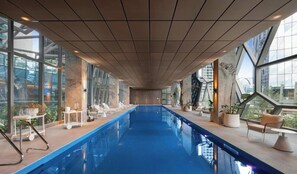 Indoor pool - SkyHigh Exec Suite with City Views (Melbourne)