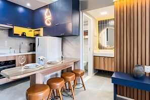 Deluxe Apartment | Private kitchen - Flat na melhor localização de Boa Viagem (Recife)