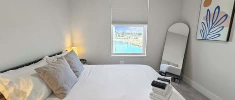 4 bedrooms, iron/ironing board, travel cot, WiFi