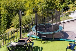 Property grounds - Villa in nature with jacuzzi, sauna, pool, barbecue, and entertainment amenities (Orešje Okićko)