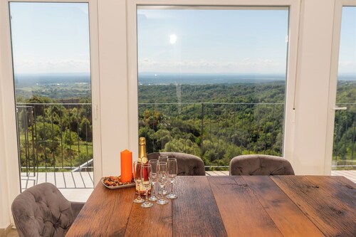 Villa in nature with jacuzzi, sauna, pool, barbecue, and entertainment amenities