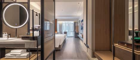 Family Triple Room | Premium bedding, down comforters, free minibar, desk