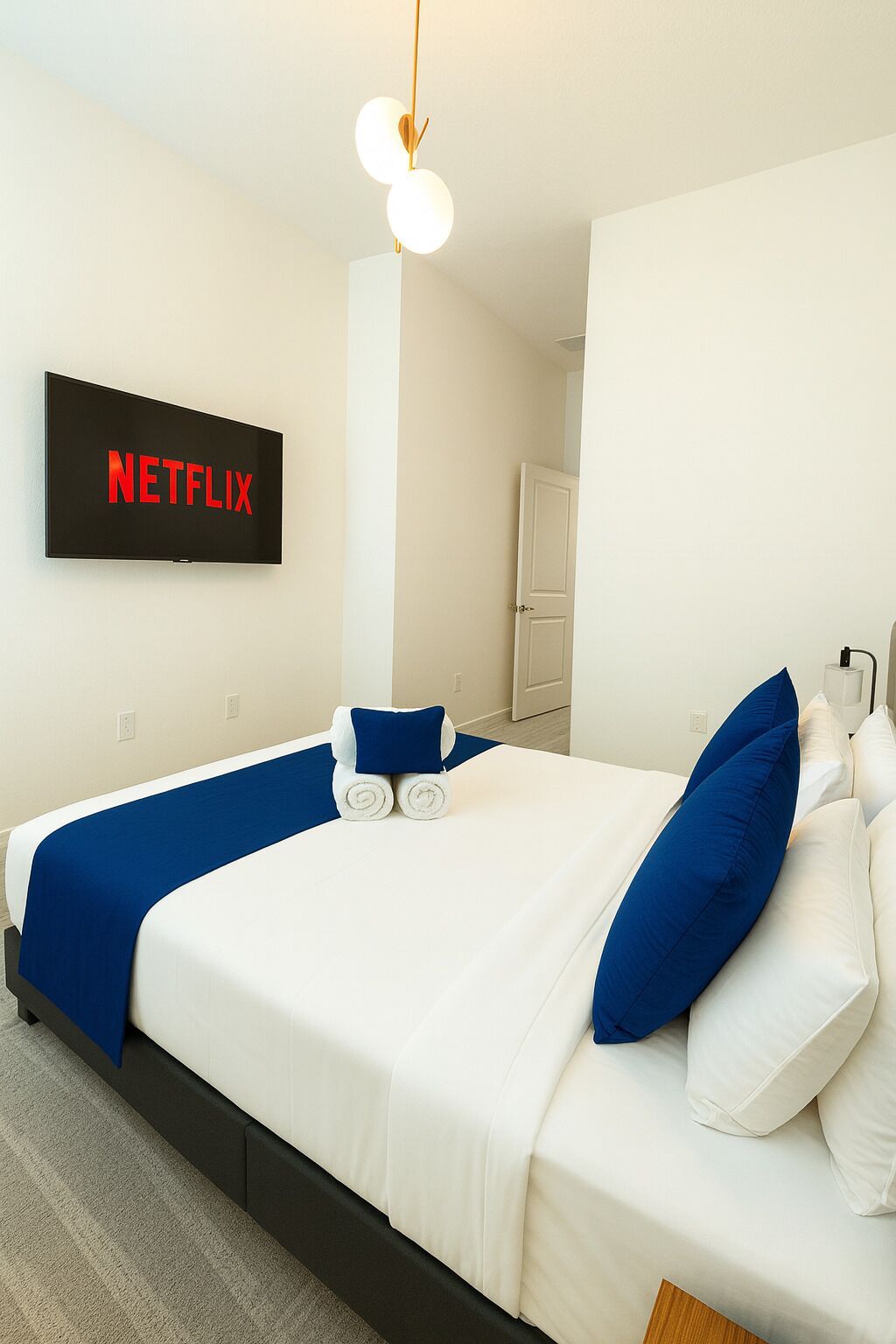 컴포트룸, 퀸사이즈침대 1개, 금연