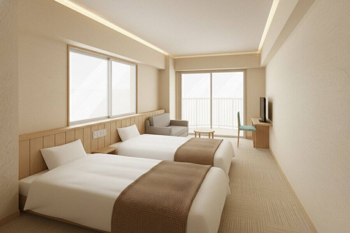 Standard-Doppel- oder -Zweibettzimmer, Balkon, Bergblick