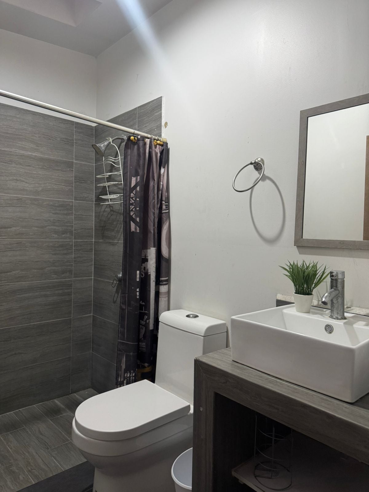 Towels, soap, toilet paper