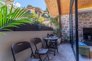 Outdoor dining - Historic Charm with Balcony in Downtown PV 2BD Condo for rent in Downtown, Puert (Puerto Vallarta)