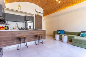 TV - Historic Charm with Balcony in Downtown PV 2BD Condo for rent in Downtown, Puert (Puerto Vallarta)