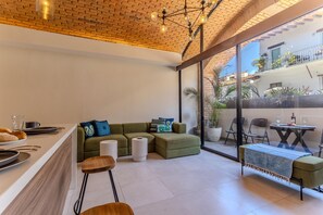 TV - Historic Charm with Balcony in Downtown PV 2BD Condo for rent in Downtown, Puert (Puerto Vallarta)
