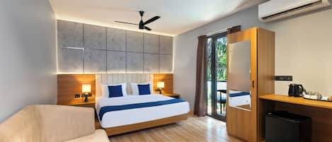 Premium Suite, Balcony, Garden View | In-room safe, desk, laptop workspace, free WiFi