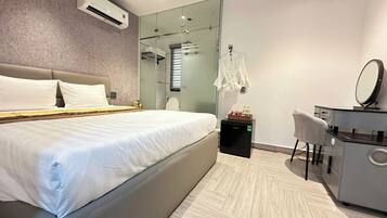 华丽双人房, 1 张双人床, 客房清洁服务, 城市景观