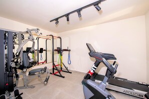 Fitness facility - Villa Marathe Lux | Akrotiri, Chania | Sea Views | Private Pool (Crete)