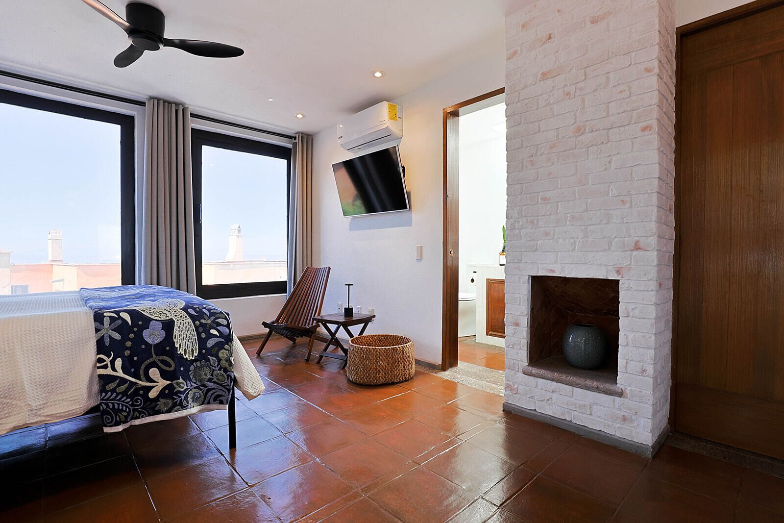 Casa, 2 habitaciones, para no fumadores, patio