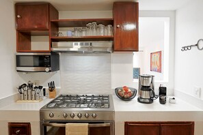 Ferienhaus, 2 Schlafzimmer, Nichtraucher, Terrasse | Eigene Küche