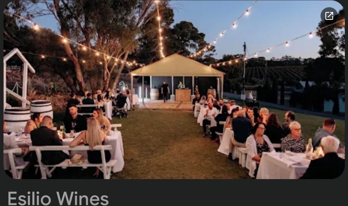 Utendørs bankettområde