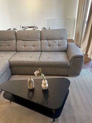 Basic Apartment | Living room - Stylish 2BR With 1LR Near to City Center (Gent)