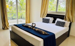 Superior Double Room, Air conditioning | View from room - Hotel Beach Queen Calangute Goa (Calangute)