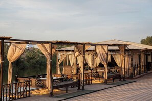 Outdoor dining - CITY OF MAGICIANS (Khiva)