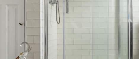 Free toiletries, hair dryer, towels, soap