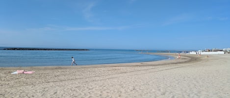 On the beach
