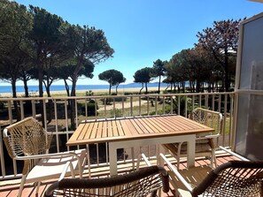 Outdoor dining - Apartment sea view - 5 guests (Argelès-sur-Mer)