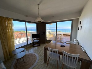 Dining - Sea view apartment, private parking - 4 guests (Argelès-sur-Mer)