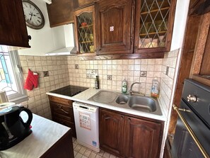 Fridge, microwave, oven, stovetop - Apartment sea view - 6 guests (Argelès-sur-Mer)