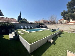 Pool - Villa with pool and air conditioning - 6 guests (Saint-Cyprien)