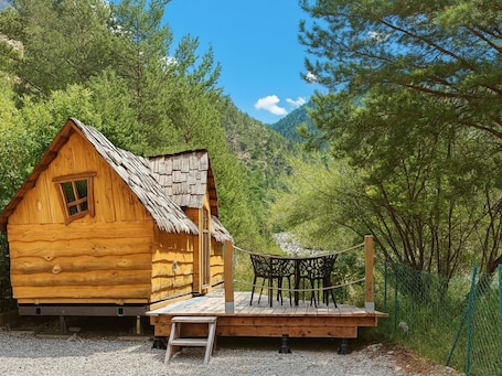 Terrass/Patio. Cabin with terrace - 4 guests