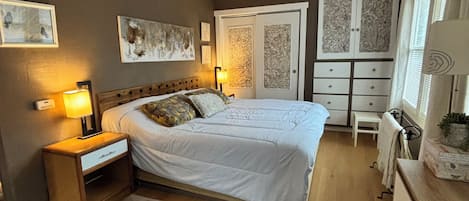 1 chambre, fer et planche Ă repasser, Wi-Fi, literie fournie