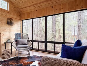 Interior - Glamping in Style at Kerr Lake — "Tranquility Cabin" (Henderson)