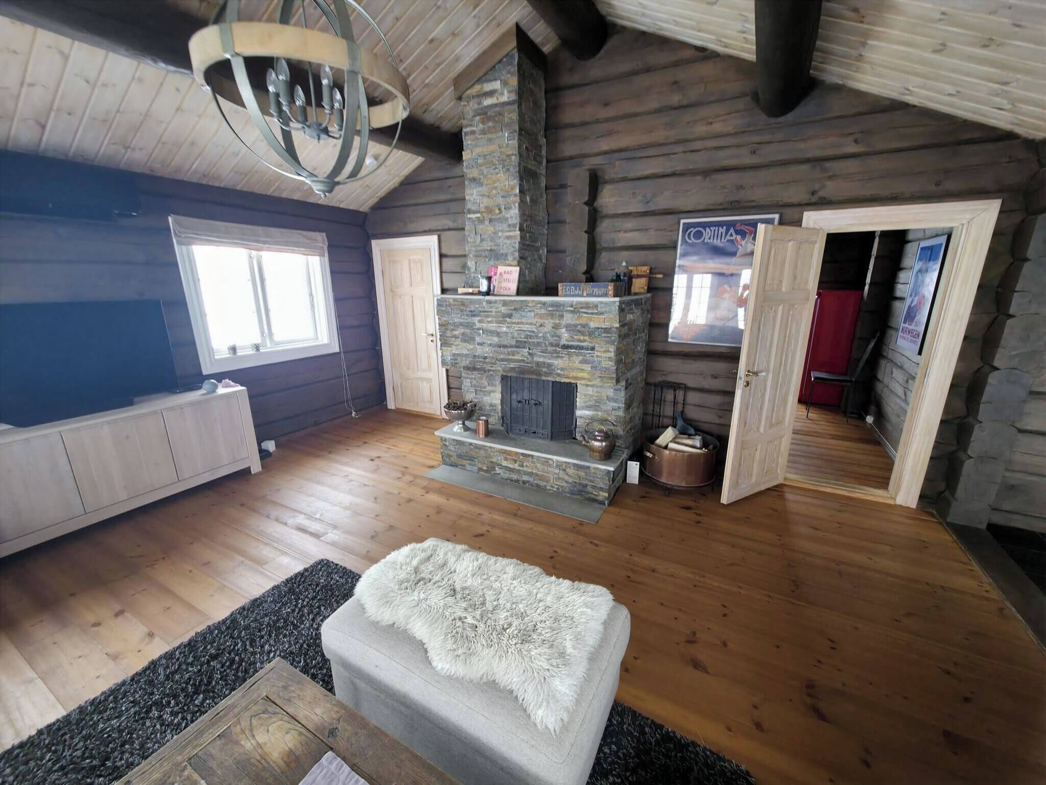 Cabin, 3 Bedrooms, Sauna | Living area