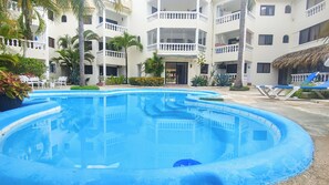 Pool - Quiet Tropimar stay, 2-bedroom condo with AC in vibrant Sosua (Sosua)
