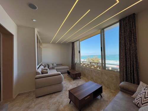 Beautiful direct sea view 3-bedroom renovated Chalet Maamoura beach Alexandria