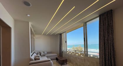 Beautiful direct sea view 3-bedroom renovated Chalet Maamoura beach Alexandria